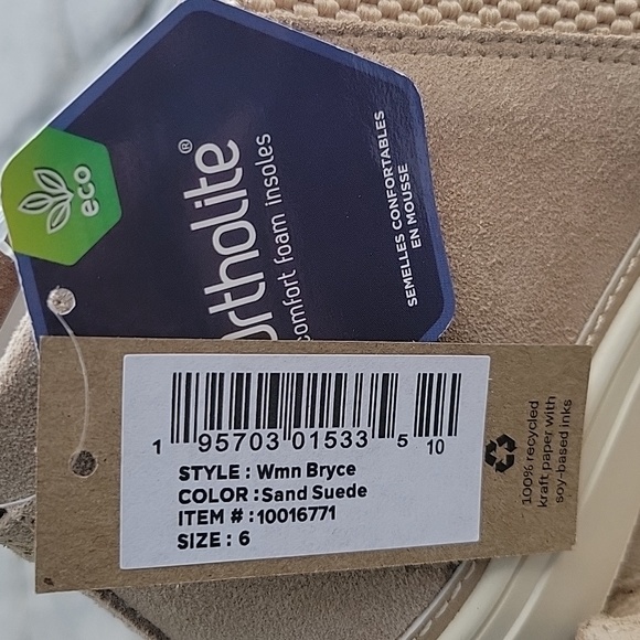 TOMS Women's Hightop Suede Sneakers Ortholite BRYCE Size 6 - NWT - Picture 6 of 7